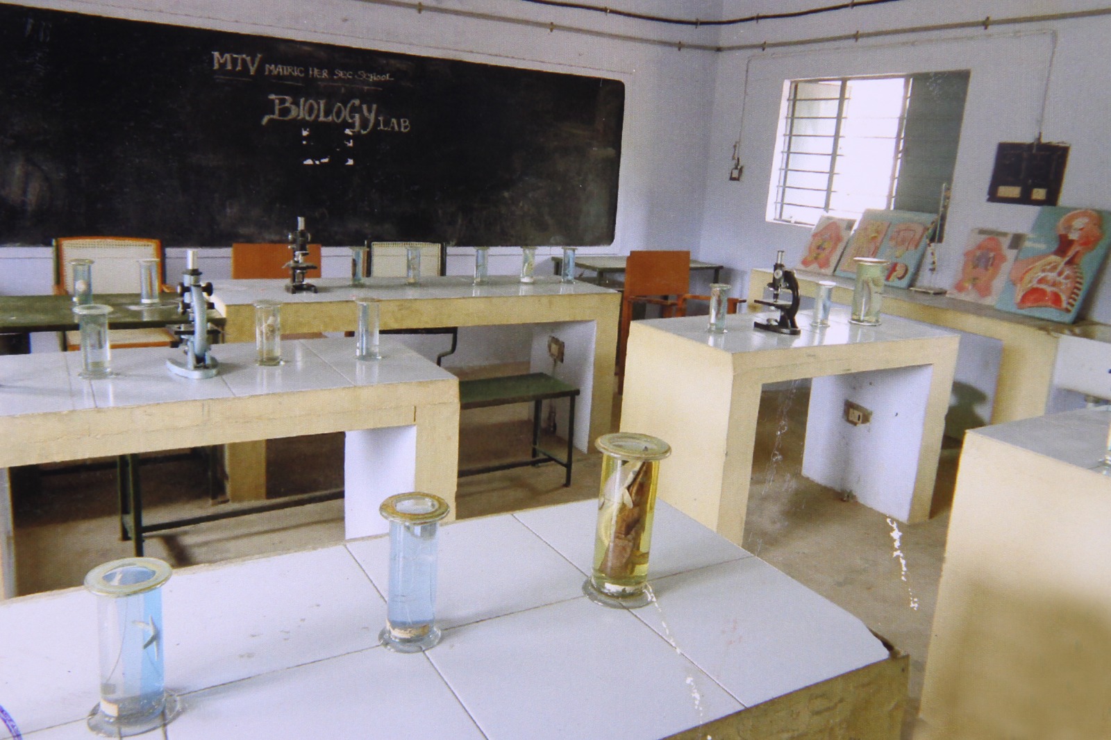 Science lab classroom